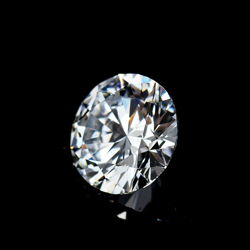 

round brilliant diamond cut D color white VS clarity 6.5mm 1.0 carat lab created hpht cvd diamond, White( d)