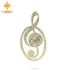 Promotional custom design personalized round shape 3d musical note metal bookmark