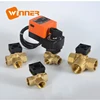 24V 0-10V/4-20mA 0~100% Equal Percentage Flow Curve 3 Way 1/2" Electric Proportional Regulating Control Valve