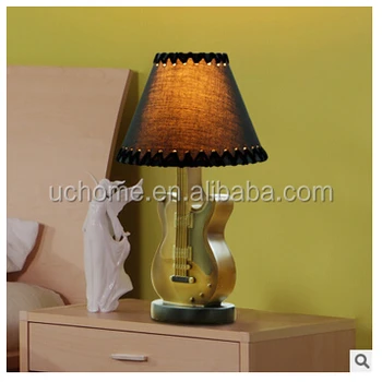 Uchome Guitar Bedroom Bedside Table Lamp Children S Room Desk Lamp Cartoon Table Lamp Buy Bedside Table Lamp Yellow Chinese Bedside Table