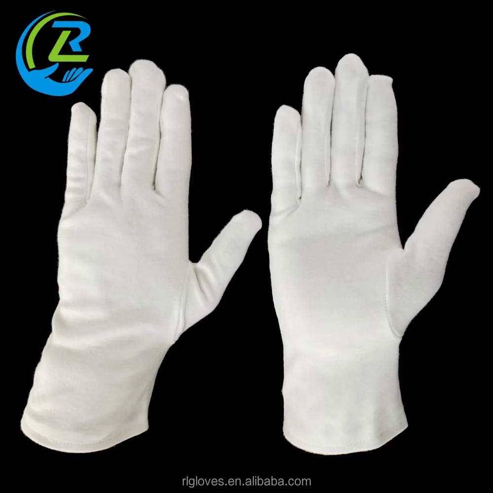 unbleached cotton gloves