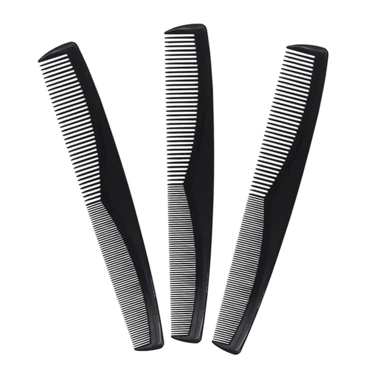 

Hair Beauty Salon Professional Barber Styling Cutting Precision Wave Hairdressing Comb, Black;white;could be customized