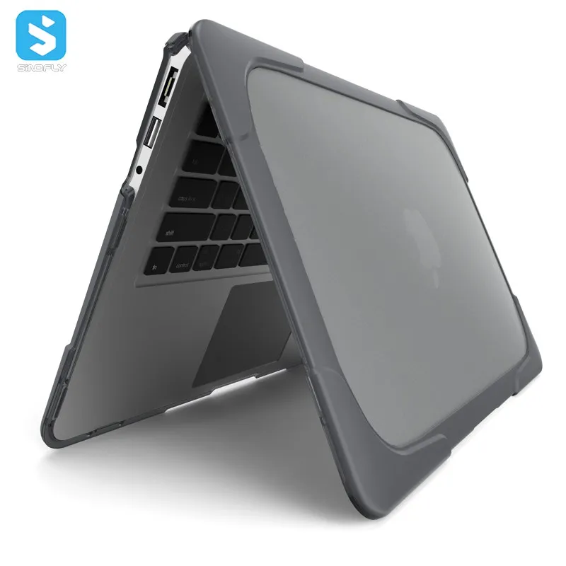 Tpu Pc Bumper Protective Cover Case Shock Proof And Antislippery Hybrid Case For Macbook Cover