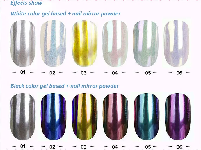 Acrylic Paint Chrome Mirror Powder Coating Nail Paint Hot Sales Mirror