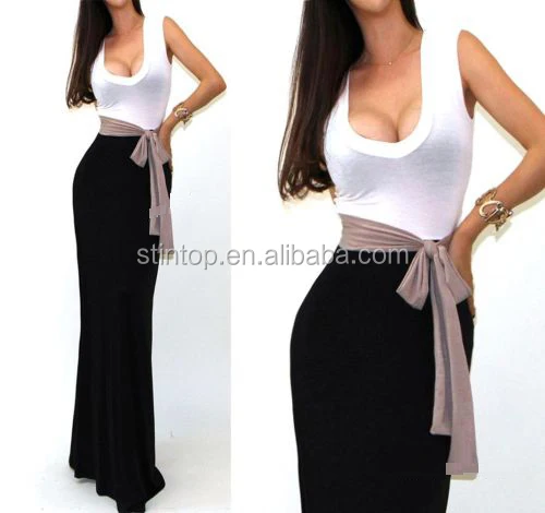 

Free Shipping Casual Vestidos Women dresses Solid Sexy O-neck Sleeveless Halter Pleated Fashion Designs Maxi Dress