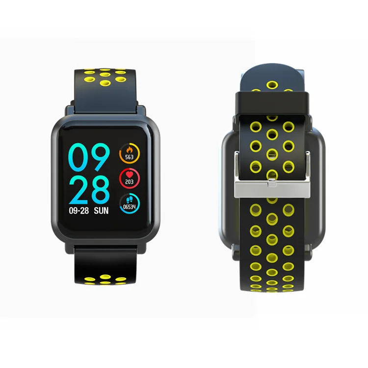 

Christmas gift popular IP67 Colorful LCD smart fitness ce rohs band tracker sport bracelet, Black
