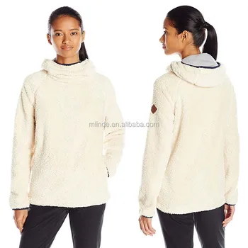 sherpa hooded sweatshirt