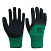 Household New Design Construction Free Sample 13g Polyester Black Latex Foam Working Gloves
