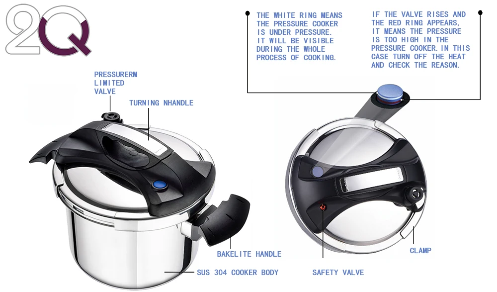 Majestic Pressure Cooker With Multifunction Cooker For Induction Use