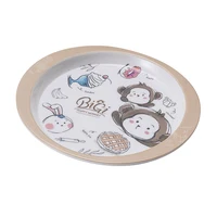 

Hot selling food safety wholesale kids melamine dinner plate