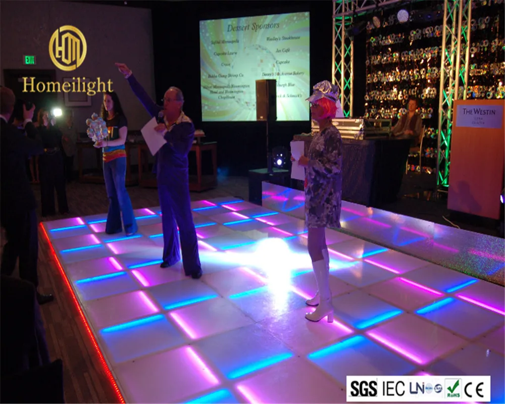 Stage Night Club RGB Dance Floor LED Dance Floor Tiles for Wedding DJ