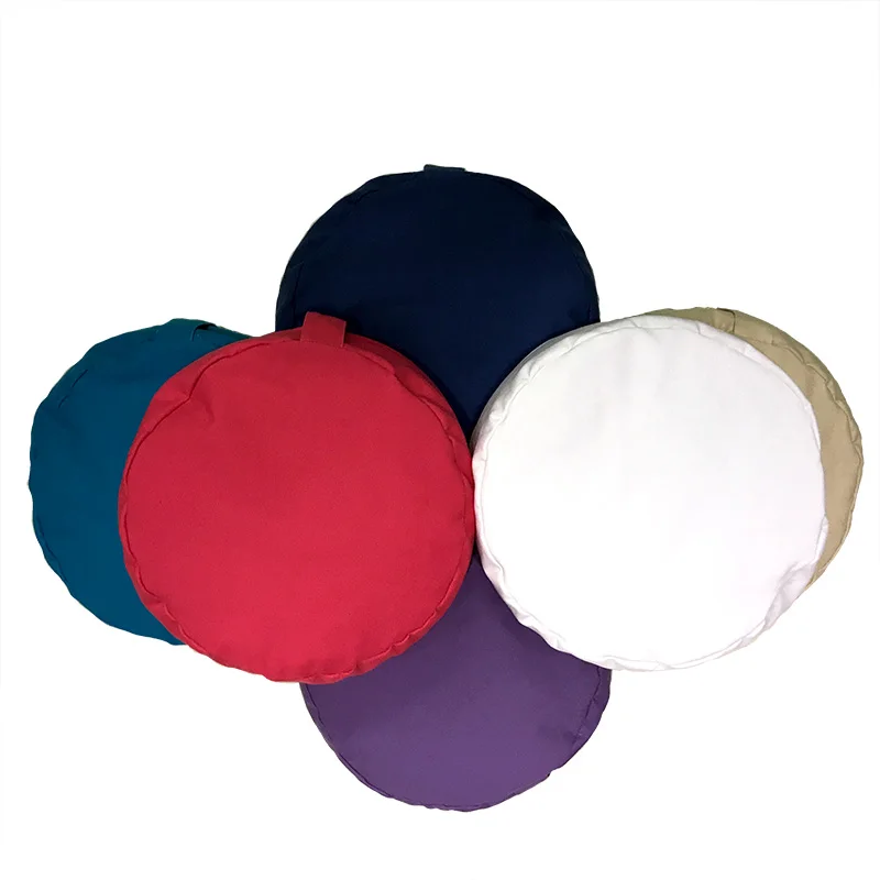 100 Cotton Yoga Meditation Pillow Round Zafu Yoga Meditation Cushion