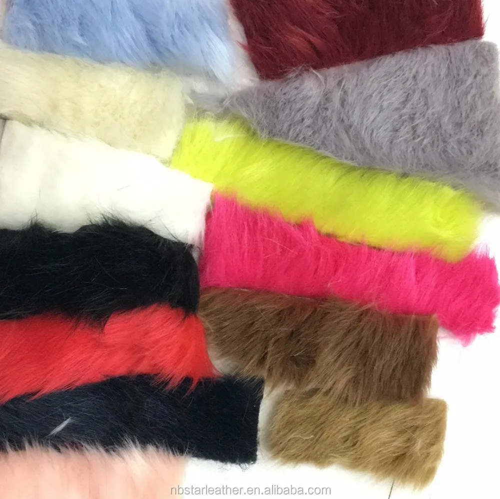 Wholesale Soft Handling Feeling Faux Fur Fabric For Making Hairbows And