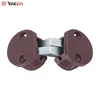 Plastic door hinge/Nylon round hinge for kitchen cabinet from concealed hinge factory