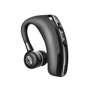 V9 Noise Cancelling Business Headset Handsfree Wireless BT Earphone Single Ear for Drive