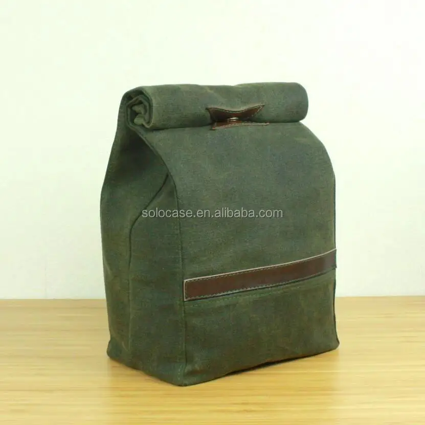 Waxed Canvas Cooler Bag