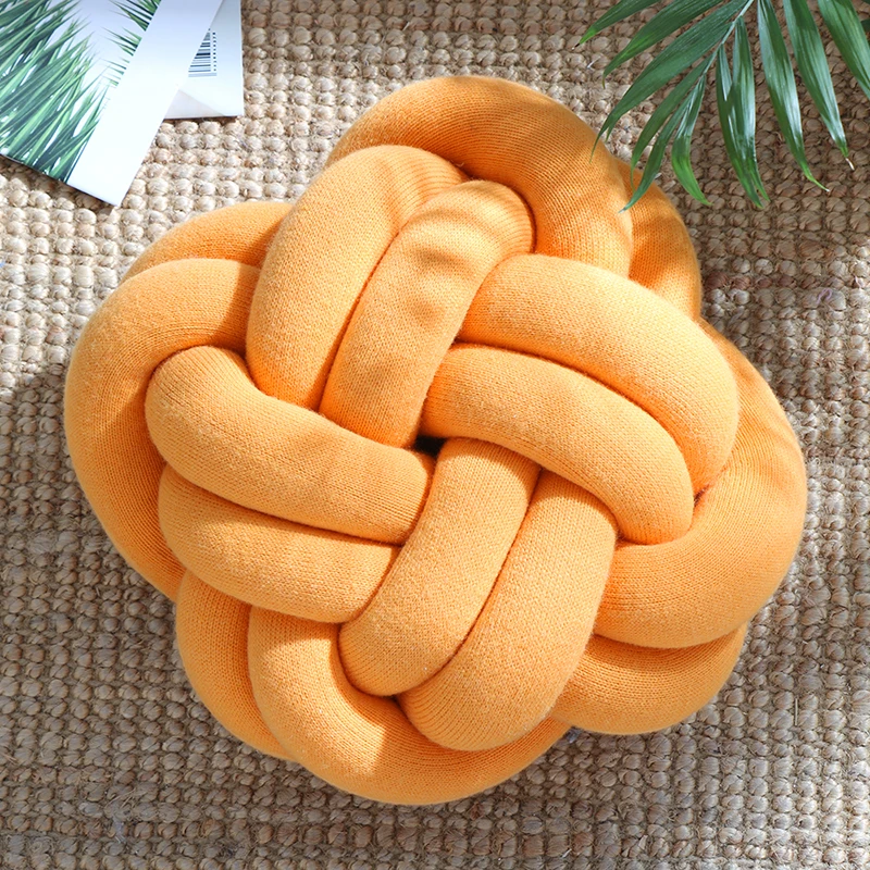 AL Colorful Knot Pillow Acrylic Customized Hot-selling Sofa Knot Cushion Pillow