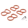 Car Swirl Flap Blank Bung Flaps Removal Plug With 4 Gaskets For BMW N47 2.0D Engine Repair Replacement Accessories Kit