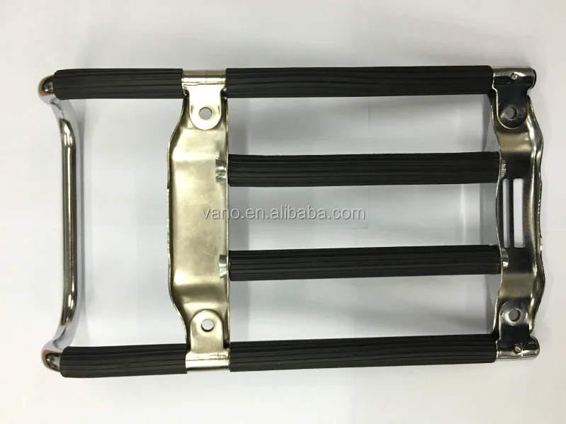 Silver chrome plated simson motorcycle Luggage rack