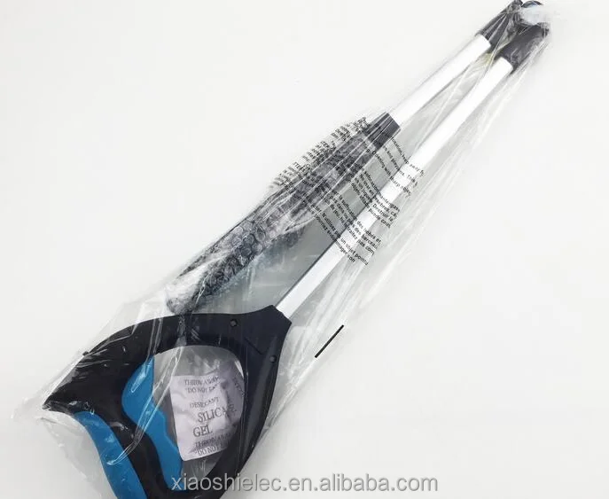 

SAMPLE ORDER FOR grab it quick Home lightweight Reacher Grabber Pick Up hand Tool with buit in LED light, Black+blue