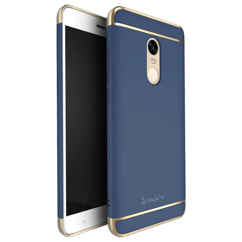 

2017 trending products ipaky brand PC joint with Electroplate case for Xiaomi for redmi note 4, Black;blue;silver;golden;rose gold;red