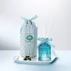 economic air freshener decorative stripe glass bottle home fragance reed diffuser gift set 100ml