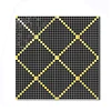 Gorgeous floor glass golden and black simple pattern