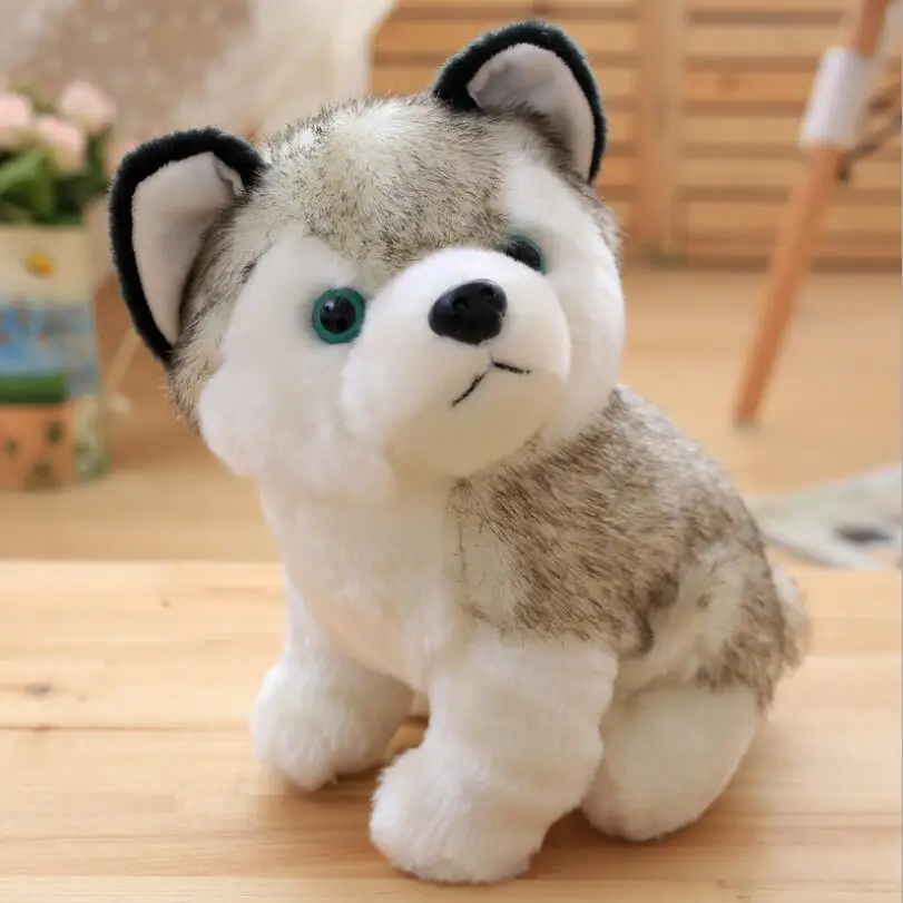 Lifelike Stuffed Husky Dog Plush Toy - Buy Husky Plush Toy,Plush Husky ...