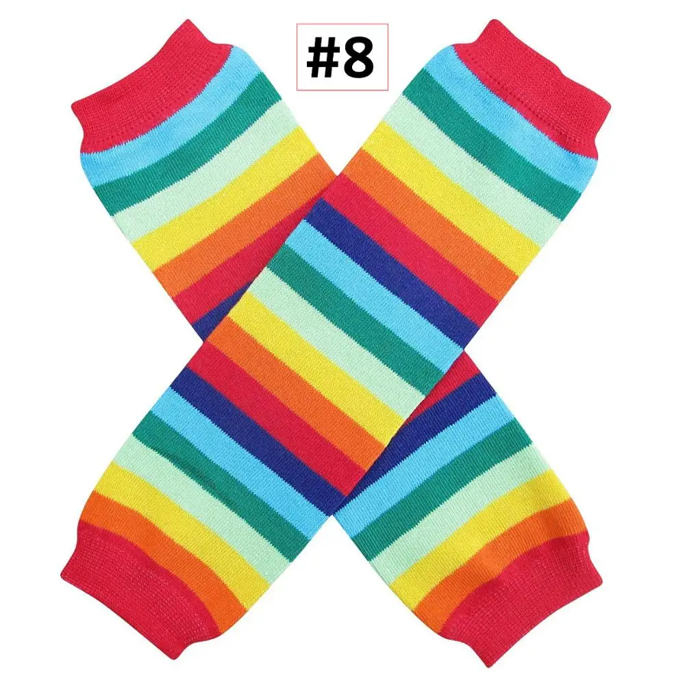 
Knee pad for Baby Striped design Leg Warmer Infant crawling knee protector 