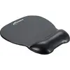 PU Leather Mouse Pad with Wrist Rest-gel wrist rest mouse pad - high-end Leather wrist rest mouse pad black