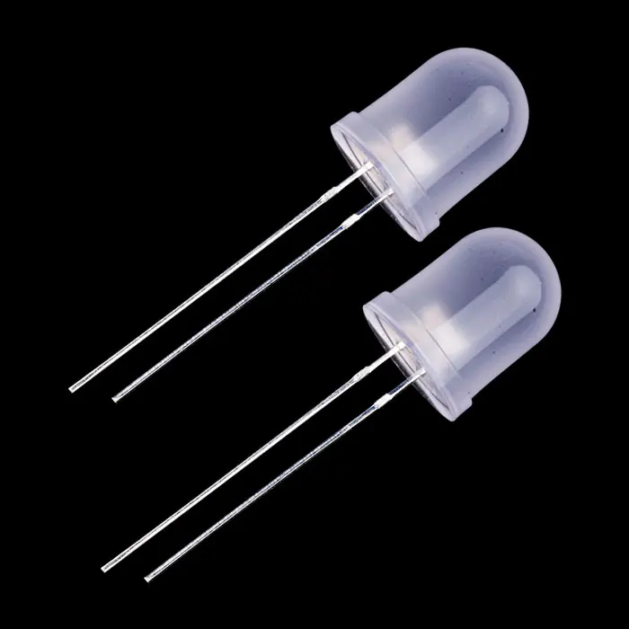 Red Yellow White Green Blue Amber White 8mm Round Dip Led Chip Diode