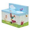 New design double cardboard chair furniture with packing kids toy