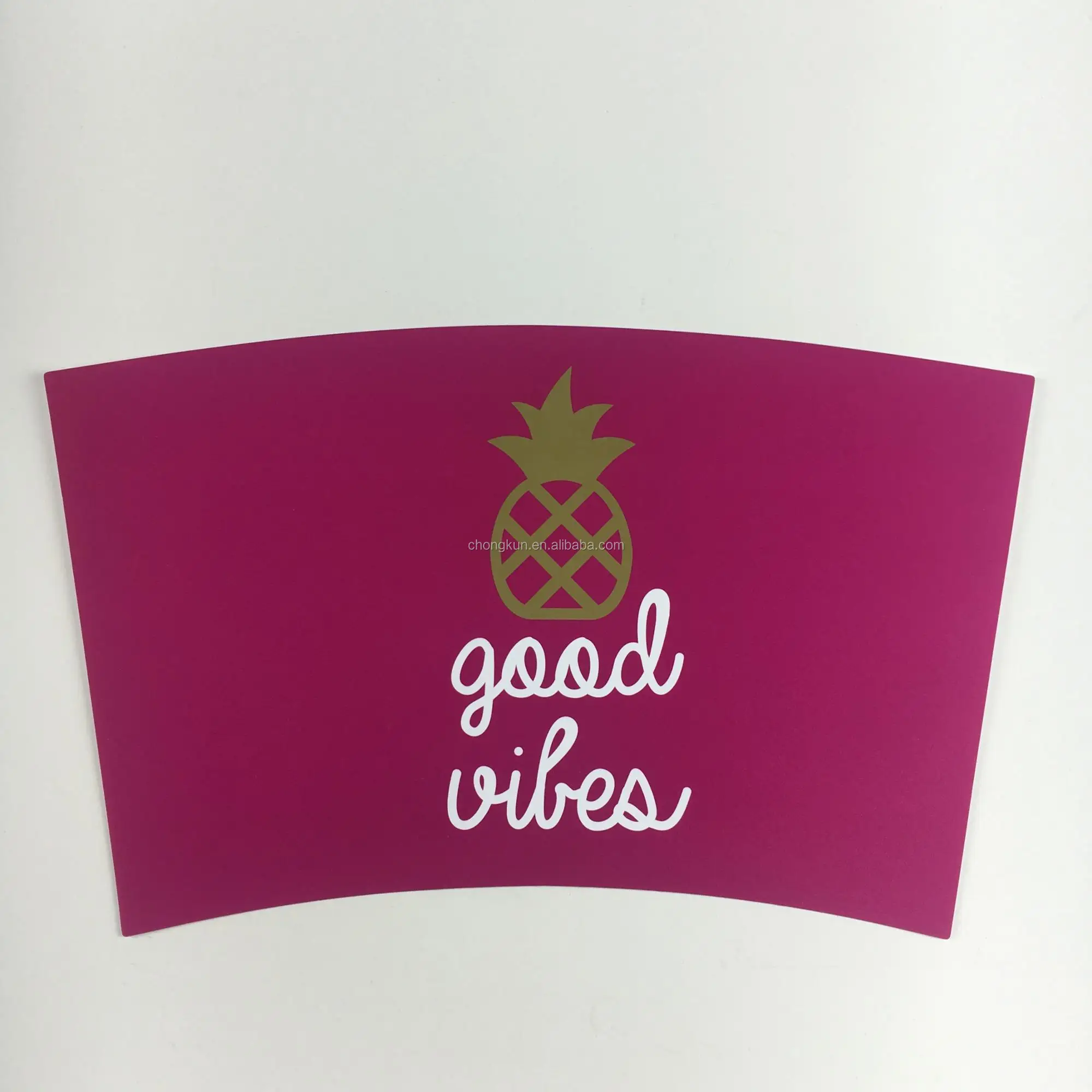 Custom Logo Coffee Cup Sticker Label In Mold Plastic Cup Label Buy A4