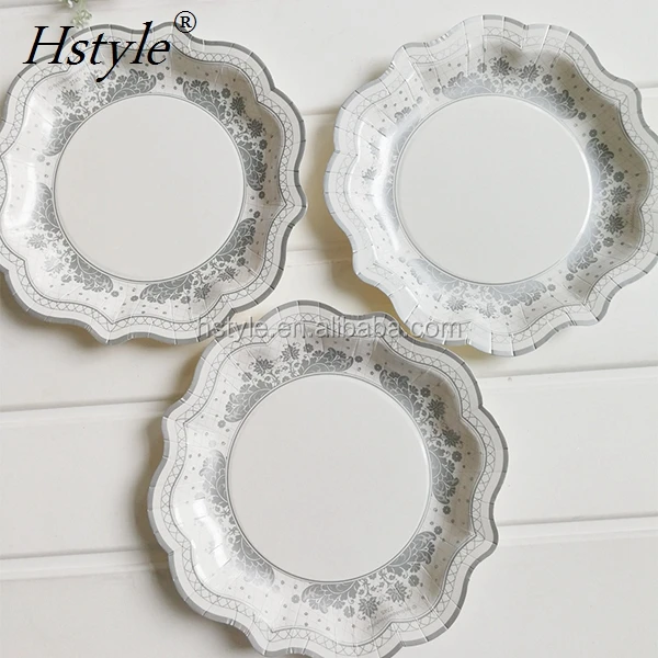 floral disposable tableware