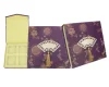 Luxury Handmade High quality Foldable Corrugated Cardboard paper Laser Pattern purple packaging gift box For MoonCake