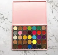 

Low moq private label eyeshadow palette No label 35 colorful eyeshadow palette