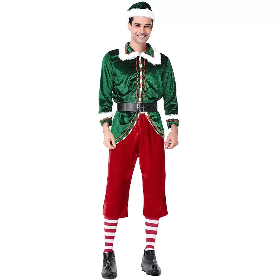 

Hot Sale Santa Claus Costume Sexy Christmas Costume For kid in cheap price, Red and blue