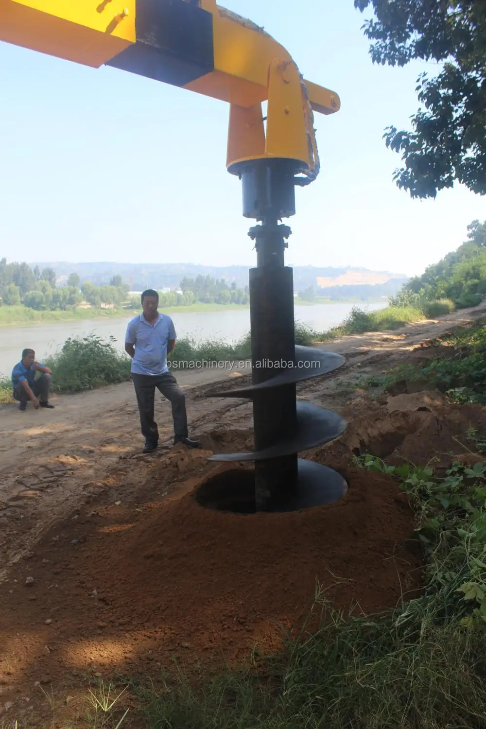 Vertical Post Hole Digger Machine For Concrete Road Drilling Buy Post