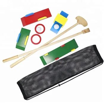 wooden golf set toy