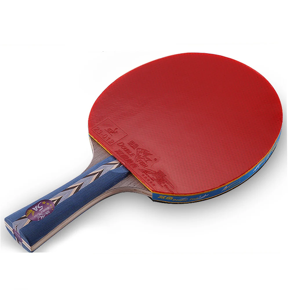 

Trail order low MOQ Double fish 5A series table tennis bat with ittf pingpong rubber