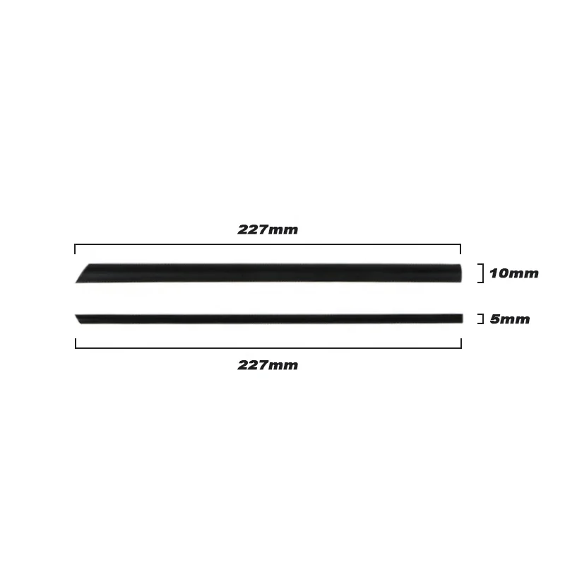 

Custom Accept Single Packaging 1cm 0.5cm Diameter Black Plastic PP Drinking Straw
