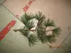 Artificail pine branch plastic tree branhes fake tree half finished goods