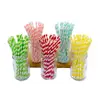 Amazon hot sell paper straws colorful for drinking