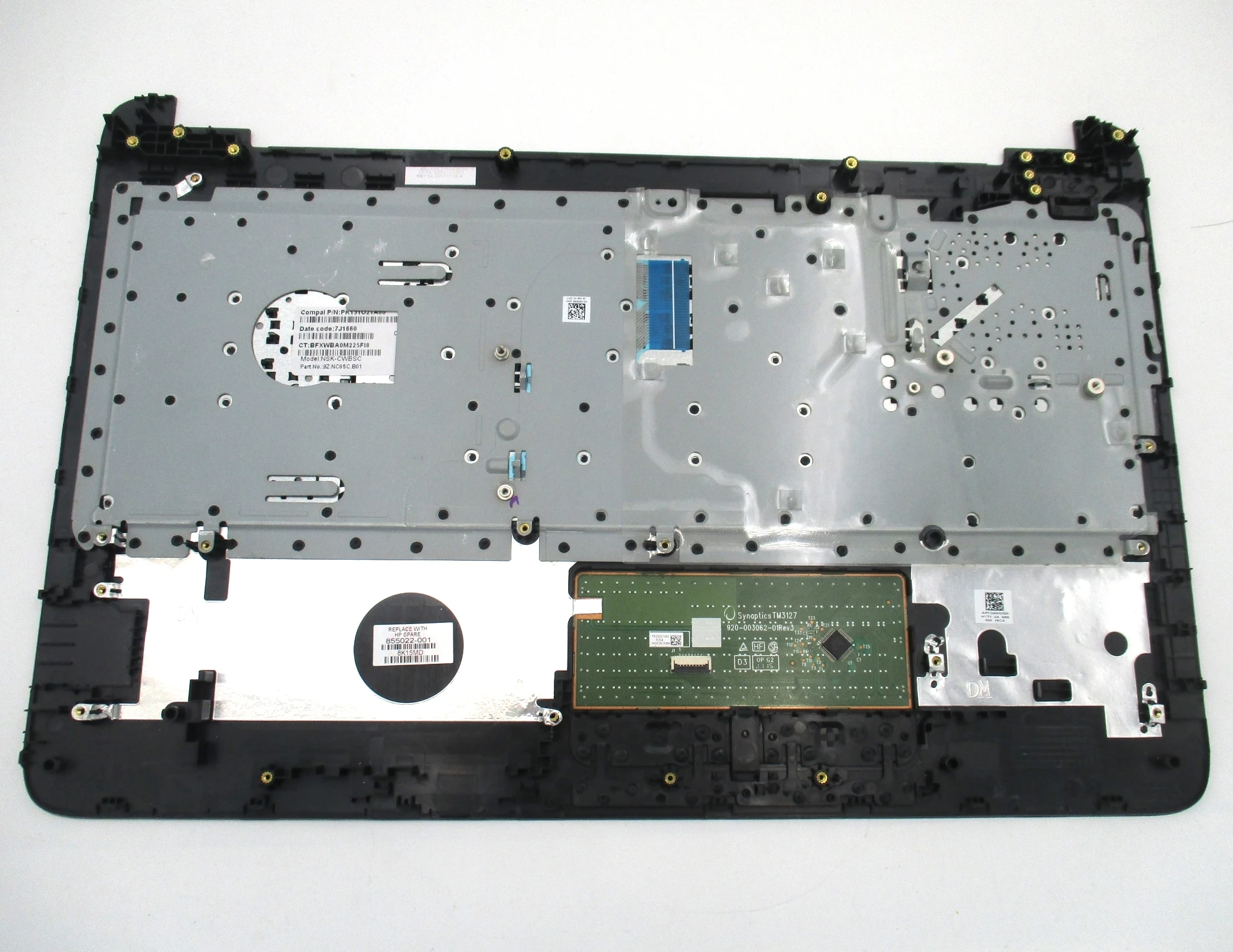New HP 15S-DR 15S-DU 15S-GR 15S-GU US English Palmrest with Non-Backlit Keyboard & Touchpad L52023-001 New HP 15S-DR 15S-DU 15S-GR 15S-GU US English Palmrest with Non-Backlit Keyboard & Touchpad L52023-001