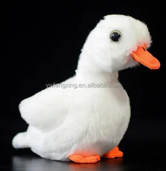 white duck stuffed animal