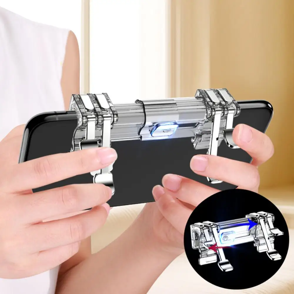 Phone Gamepad Trigger Fire Button Aim Key Smart phone Mobile Games L1R1 Shooter Controller PUBG for Iphone Xiaomi