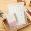 Holders Folders Transparent Pvc Valve Bag Waterproof Zip Envelopes A4/A5 Document File Bag Organizer File