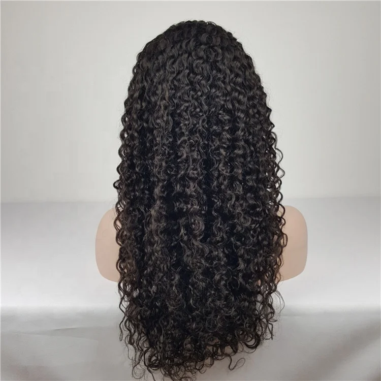 

Highknight Kinky Curly 100% Brazilian Human Hair Full Lace Wigs