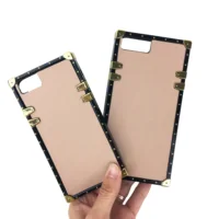 

Genuine Saffiano Leather Soft TPU Mobile Cell Phone Case for Iphone X/7/8 Plus