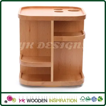 Wood Makeup Organizer Display Buy Wood Makeup Organizer Wood